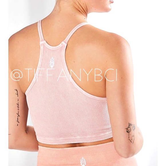 Free People Tops - Free People Happiness Runs Crop Tank Soft Pink